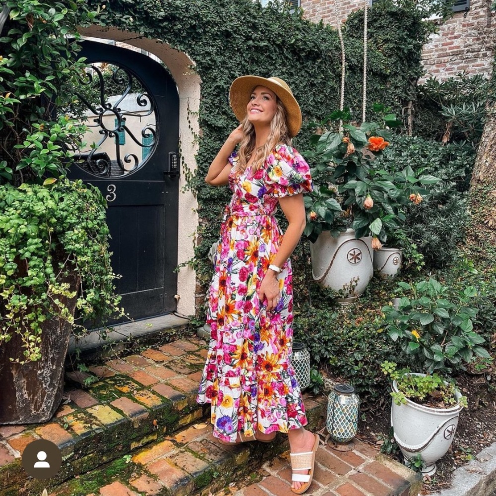 BuddyLove Ross cut out floral dress